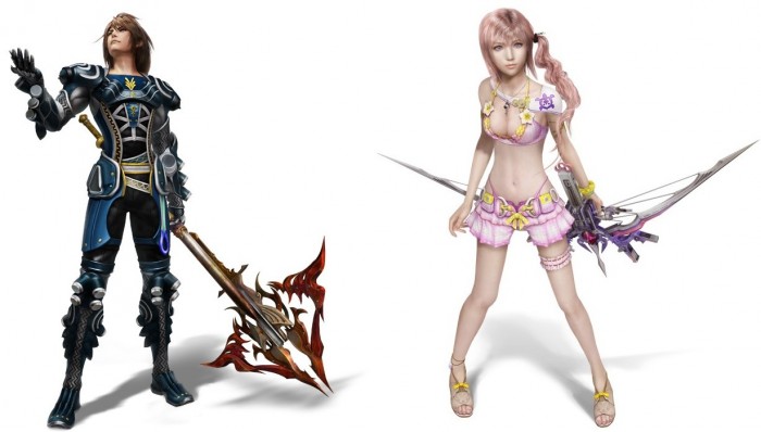 Nuevos trajes para Noel y Serah