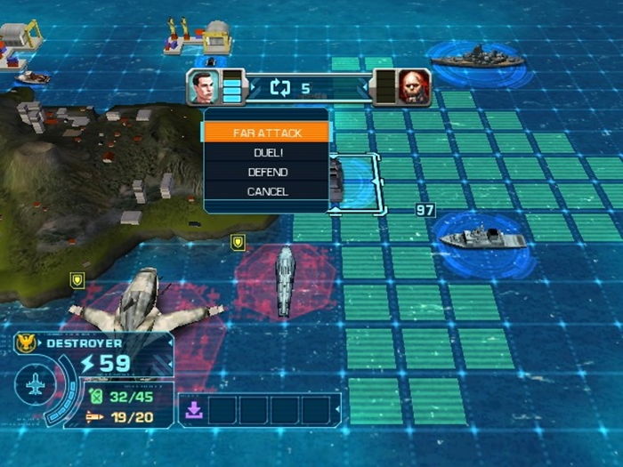 Battleship gameplay en Wii