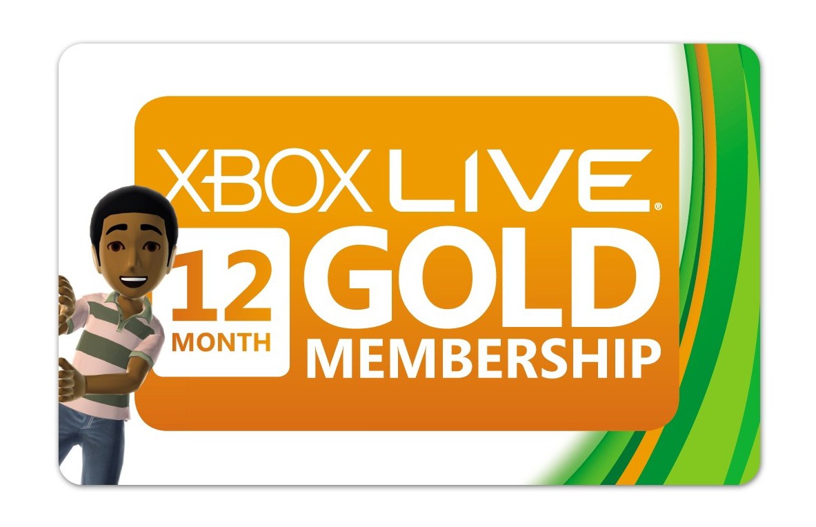 Tarjeta de Xbox live Gold