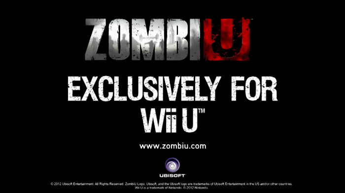 Exlusivo Zombi U Wii U