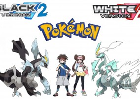 Los protagonistas del juego con Kyurem