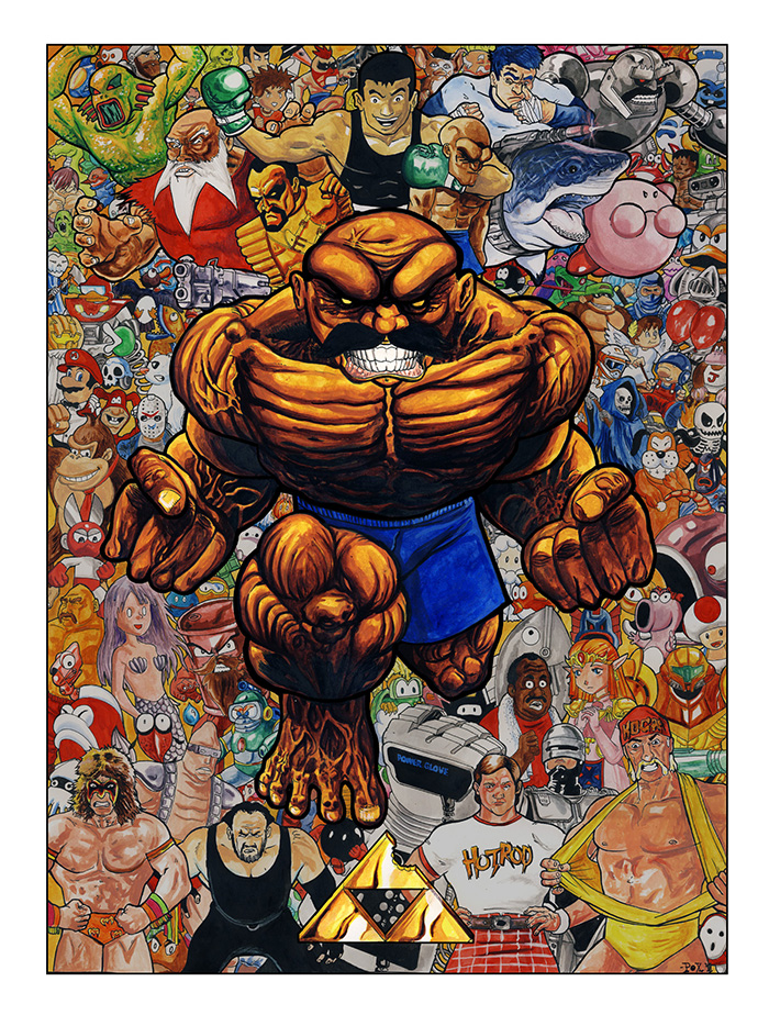 poster ilustrado abobo´s big adventure