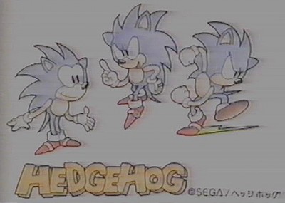 Diseño inicial de Sonic