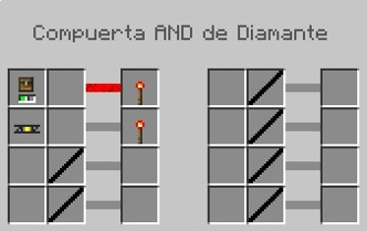 Puerta AND de diamante en Buildcraft