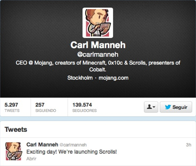 Tweet de Carl Manneh