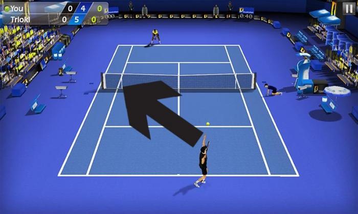 Tennis 3D saque