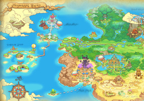 Mapa principal Fantasy Life