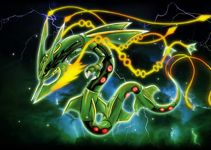 Mega-Rayquaza Pokémon Rubí Omega y Zafiro Alfa