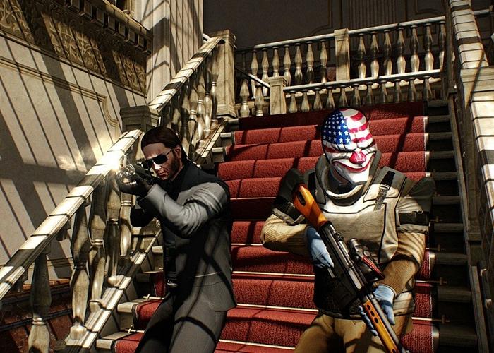 Escena del juego PayDay 2 Crimewave Edition