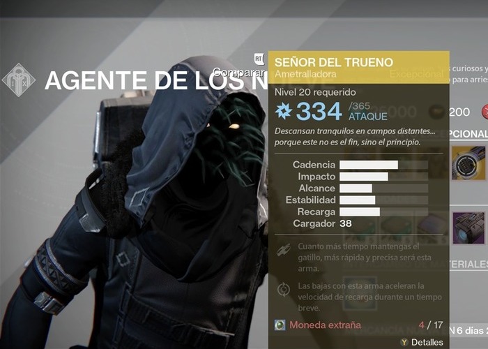 Destiny Xûr 23 agosto