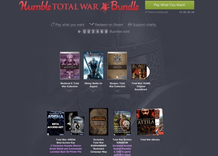 Humble Total War Bundle