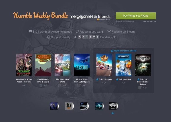 Humble Weekly Bundle Merge Games