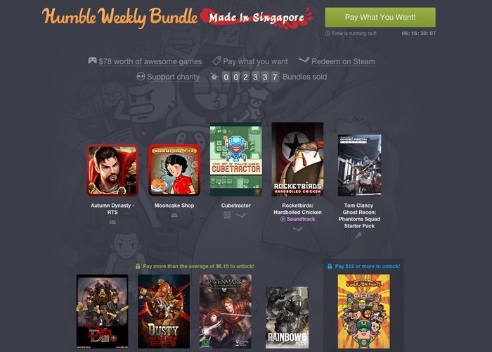 Humble Weekly Bundle Made in Singapore