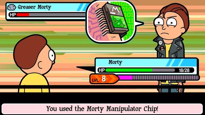 Pocket Mortys captura